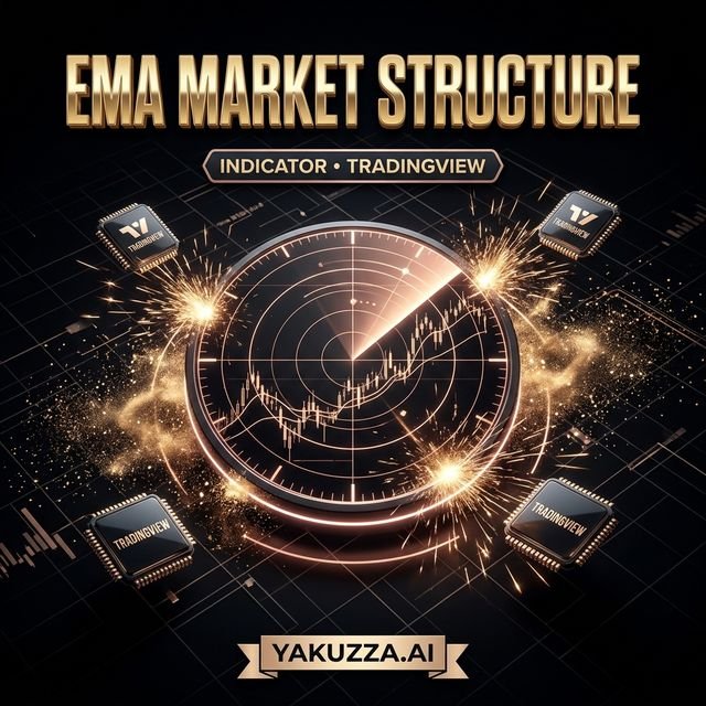 EMA Market Structure [BOSWaves] — مؤشر هيكل السوق بمتوسط EMA