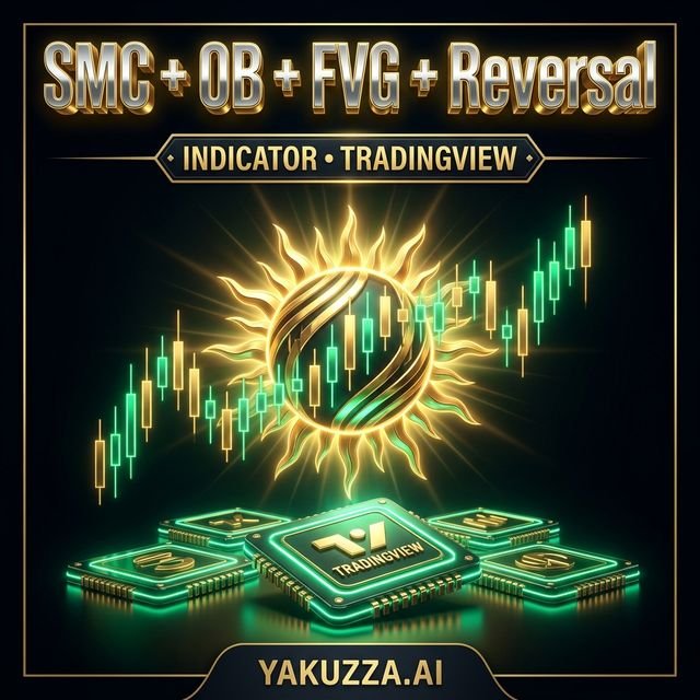 SMC + OB + FVG + Reversal + UT Bot + Hull Suite — مؤشر سمارت موني شامل SMC وOrder Blocks وFVG