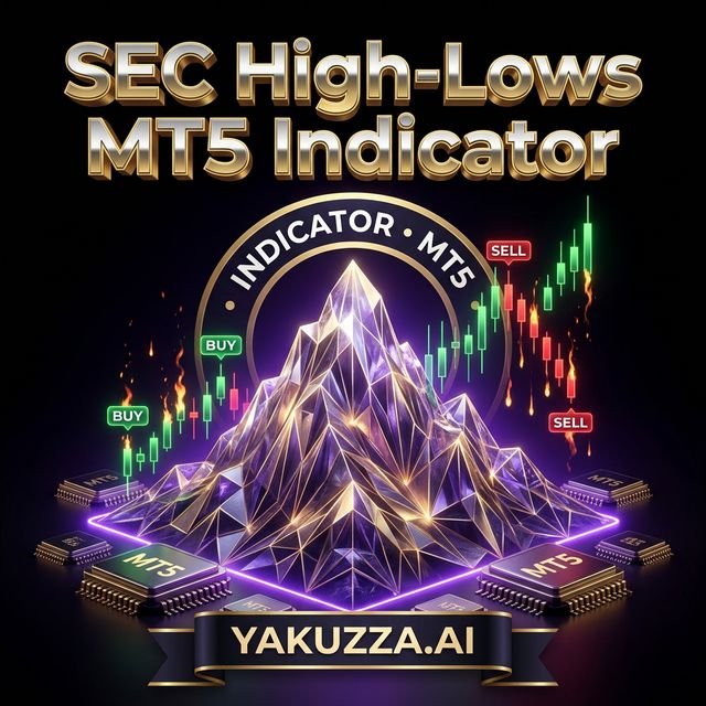 SEC High-Lows MT5 Indicator — مؤشر أعلى وأدنى نقطة متعدد الفريمات