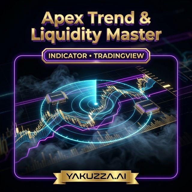Apex Trend & Liquidity Master V2 1 for TradingVi — مؤشر الاتجاه والسيولة الهجين