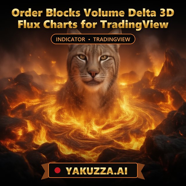 Order Blocks Volume Delta 3D Flux Charts for TradingView — Liquidity Indicator
