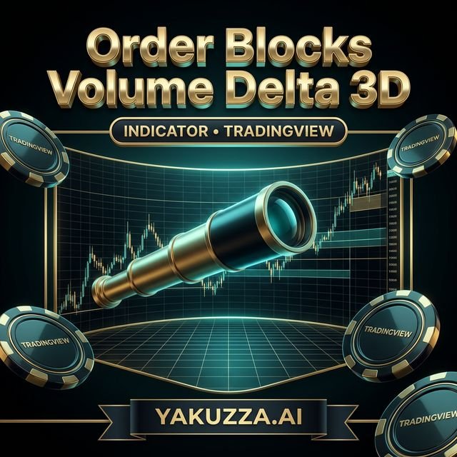 Order Blocks Volume Delta 3D Flux Charts for Tra — مؤشر أوردر بلوك ودلتا الفوليوم ثلاثي الأبعاد