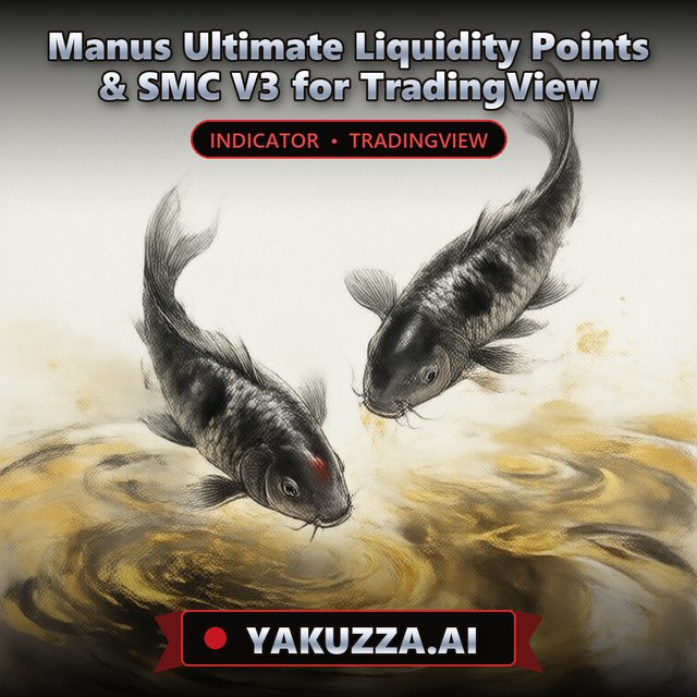 Manus Ultimate Liquidity Points & SMC V3 for TradingView — Liquidity Indicator