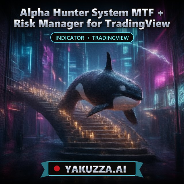 Alpha Hunter System MTF + Risk Manager for TradingView — Trend Indicator