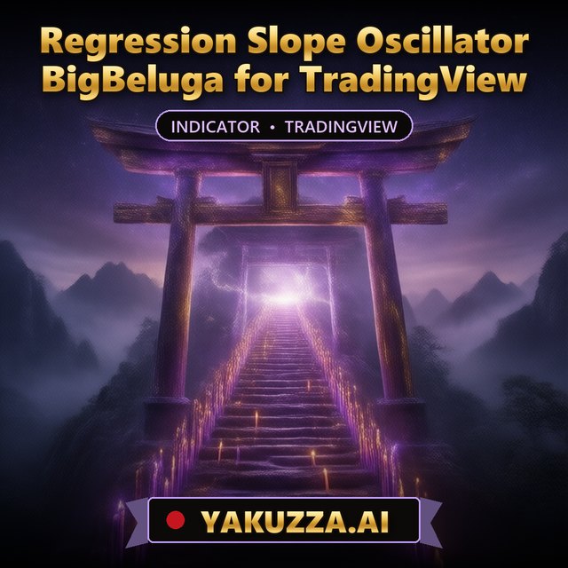 Regression Slope Oscillator BigBeluga for TradingView — Trend Indicator