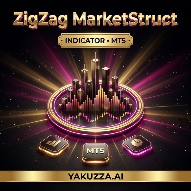 ZigZag MarketStruct — مؤشر هيكل السوق بالزيجزاغ