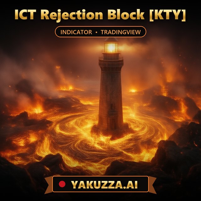 ICT Rejection Block [KTY] — Liquidity Indicator
