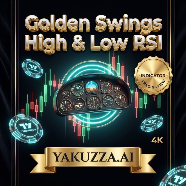 Golden Swings High&Low RSI Nadaraya Watson for T — مؤشر تحليل السوق