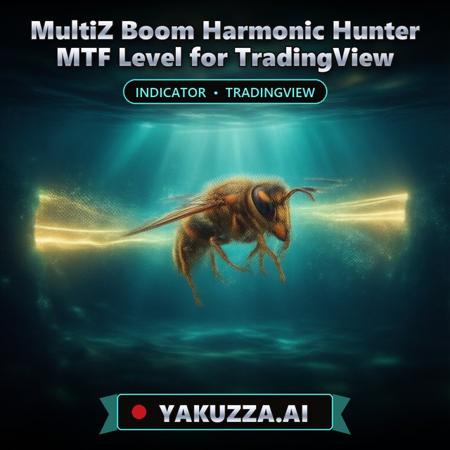 MultiZ Boom Harmonic Hunter MTF Level for TradingView — Support & Resistance Indicator