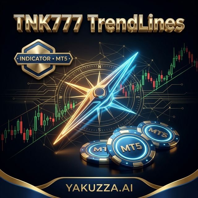 TNK777 TrendLines — مؤشر خطوط الاتجاه التلقائي