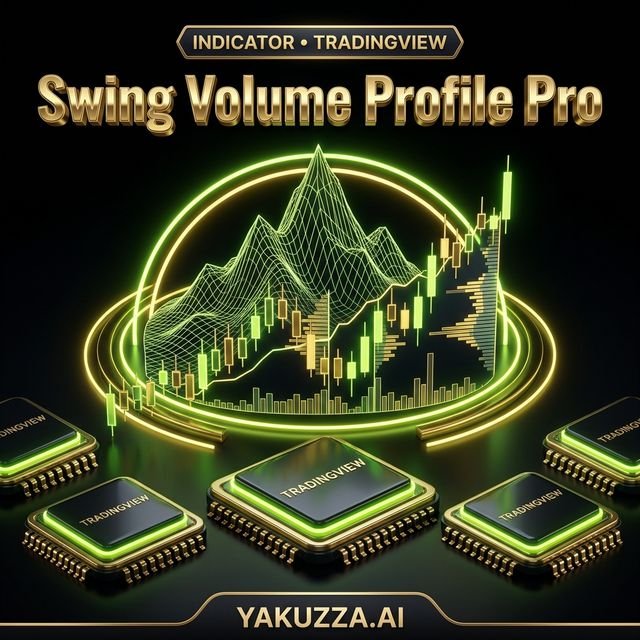 Swing Volume Profile Pro WillyAlgoTrader for Tra — مؤشر بروفايل الفوليوم لكل موجة