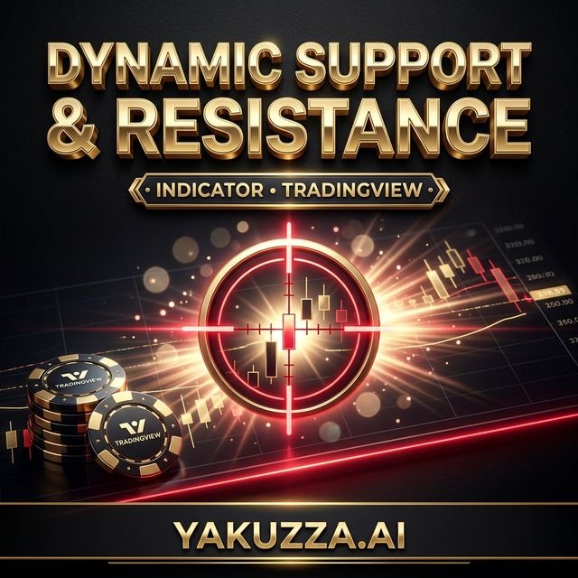 Dynamic Support & Resistance UAlgo for TradingVi