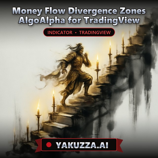 Money Flow Divergence Zones AlgoAlpha for TradingView — Trend Indicator