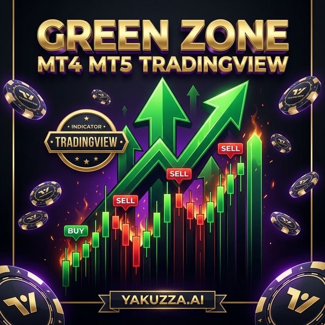 Green Zone mt4 mt5 tradingview — مؤشر مناطق السمارت موني والفجوات