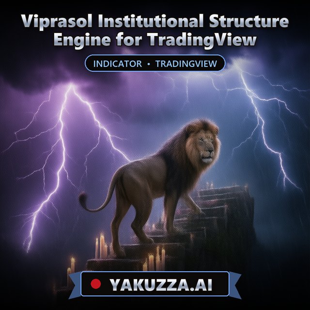 Viprasol Institutional Structure Engine for TradingView — Trend Indicator