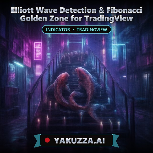 Elliott Wave Detection & Fibonacci Golden Zone for TradingView — Trend Indicator