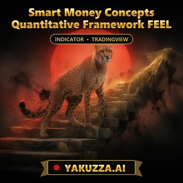 Smart Money Concepts Quantitative Framework FEEL — Market Structure Indicator
