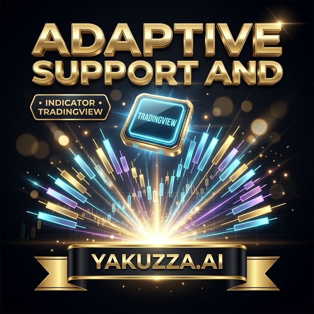 Adaptive Support and Resistance Zones BigBeluga — مؤشر مناطق الدعم والمقاومة التكيفية