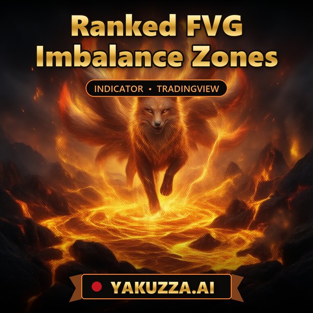 Ranked FVG Imbalance Zones — Liquidity Indicator