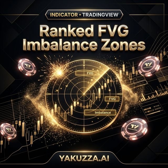 Ranked FVG Imbalance Zones — مؤشر ترتيب فجوات القيمة العادلة