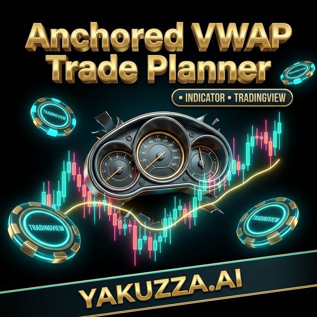 Anchored VWAP Trade Planner — مؤشر خطة تداول الـ VWAP المثبت