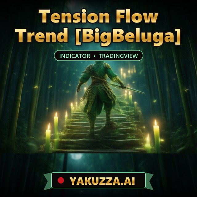 Tension Flow Trend [BigBeluga] — Trend Indicator