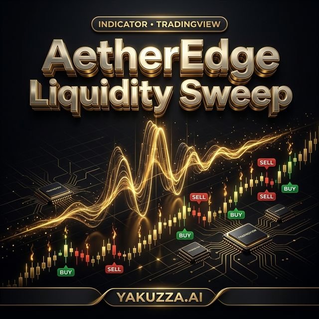 AetherEdge Liquidity Sweep & Raid Detector for T — مؤشر كشف كنس واصطياد السيولة