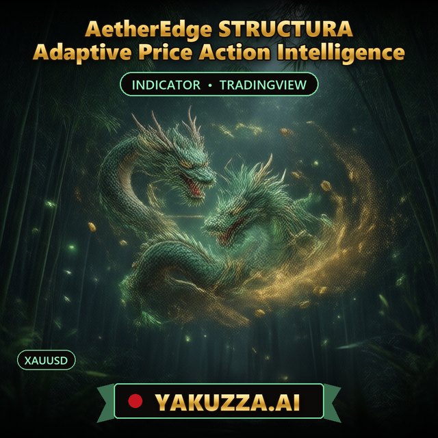 AetherEdge STRUCTURA Adaptive Price Action Intelligence — Gold Indicator