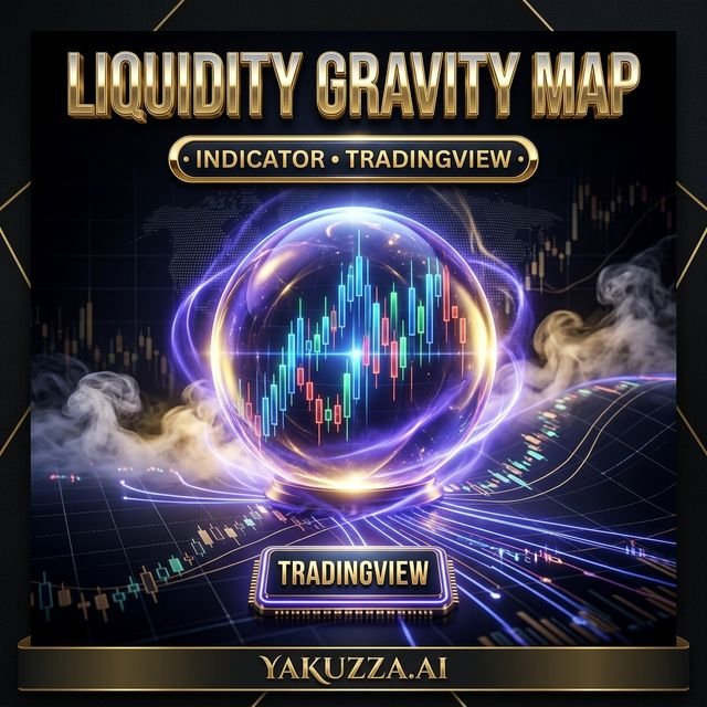 Liquidity Gravity Map — مؤشر خريطة جاذبية السيولة