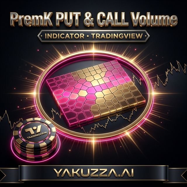 PremK PUT & CALL Volume Profile Levels for Tradi — مؤشر بروفايل الحجم بنمط البيع والشراء