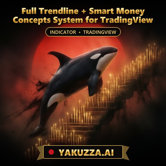 Full Trendline + Smart Money Concepts System for TradingView — Trend Indicator
