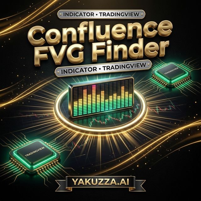 Confluence FVG Finder — مؤشر رصد الفجوات السعرية متعددة الفريمات