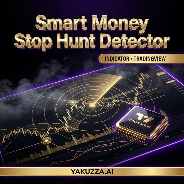 Smart Money Stop Hunt Detector — مؤشر رصد اصطياد وقف الخسارة