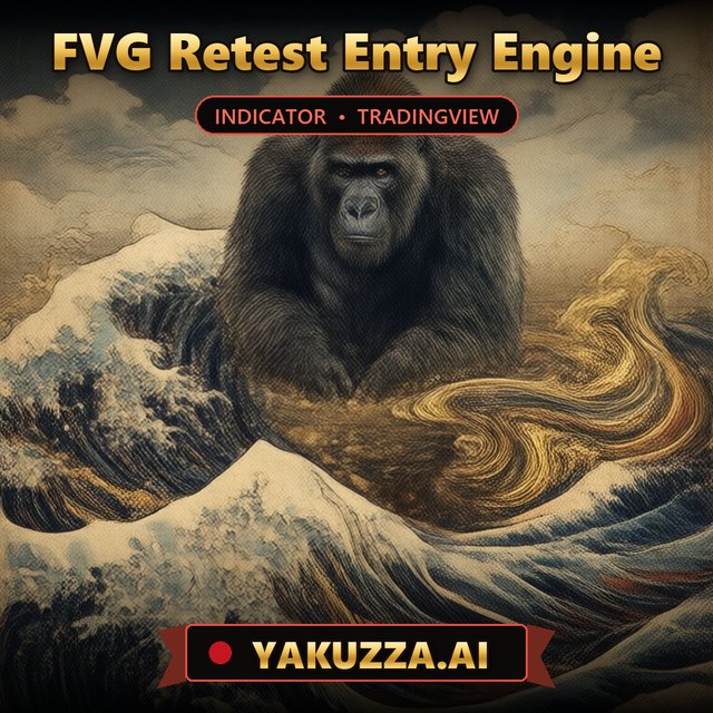 FVG Retest Entry Engine — Liquidity Indicator