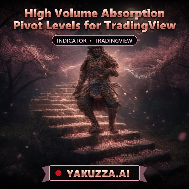 High Volume Absorption Pivot Levels for TradingView — Market Structure Indicator