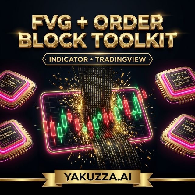 FVG + Order Block Toolkit — مؤشر الفجوات السعرية وكتل الأوامر