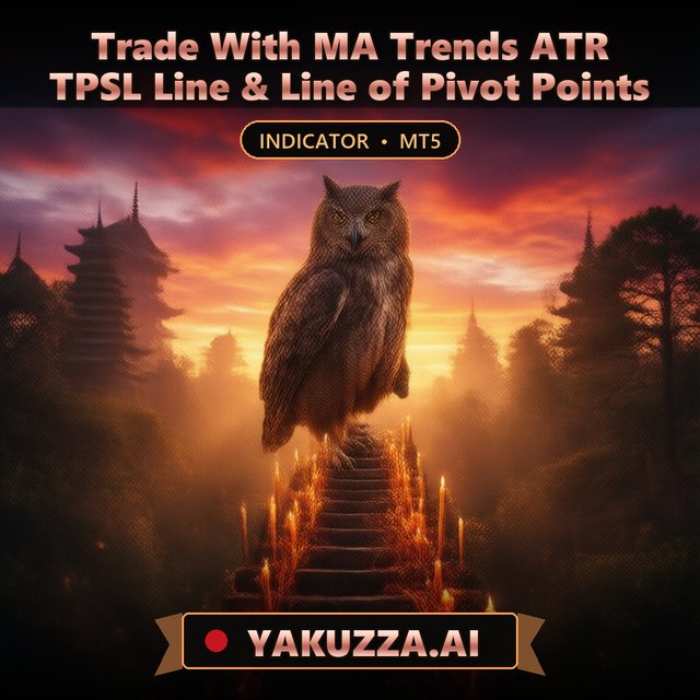 Trade With MA Trends ATR TPSL Line & Line of Pivot Points — Trend Indicator