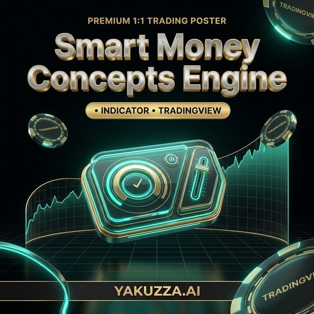 Smart Money Concepts Engine — مؤشر هيكل السوق المؤسساتي الشامل
