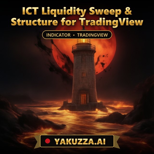 ICT Liquidity Sweep & Structure for TradingView — Liquidity Indicator