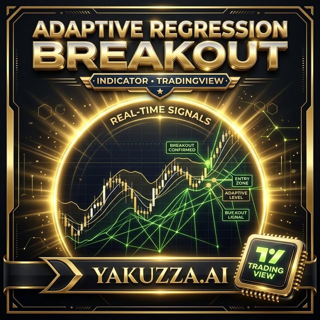 Adaptive Regression Breakout Map — مؤشر خارطة اختراق الانضغاط السعري