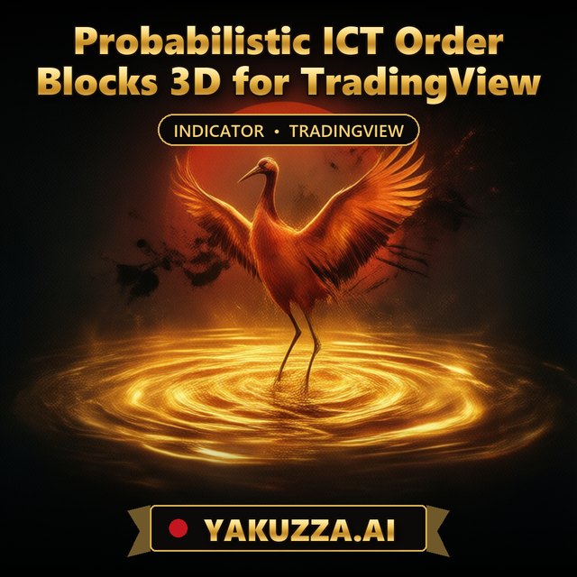 Probabilistic ICT Order Blocks 3D for TradingView — Liquidity Indicator