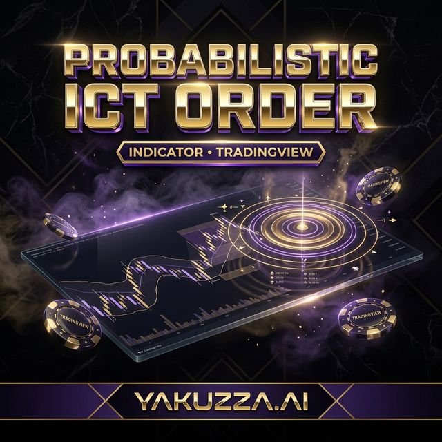 Probabilistic ICT Order Blocks 3D for TradingVie — مؤشر مناطق الأوامر بتقييم احتمالي