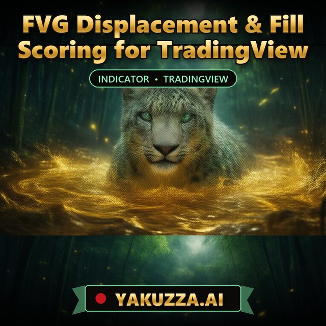 FVG Displacement & Fill Scoring for TradingView — Liquidity Indicator