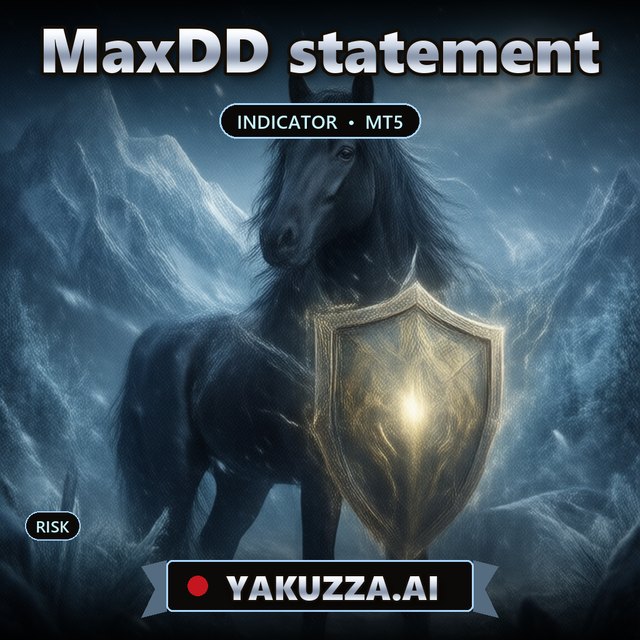 MaxDD statement — Max Drawdown Monitor Indicator