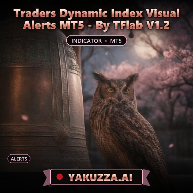 Traders Dynamic Index Visual Alerts MT5 - By TFlab V1.2 — Traders Dynamic Index Visual Alerts Indicator