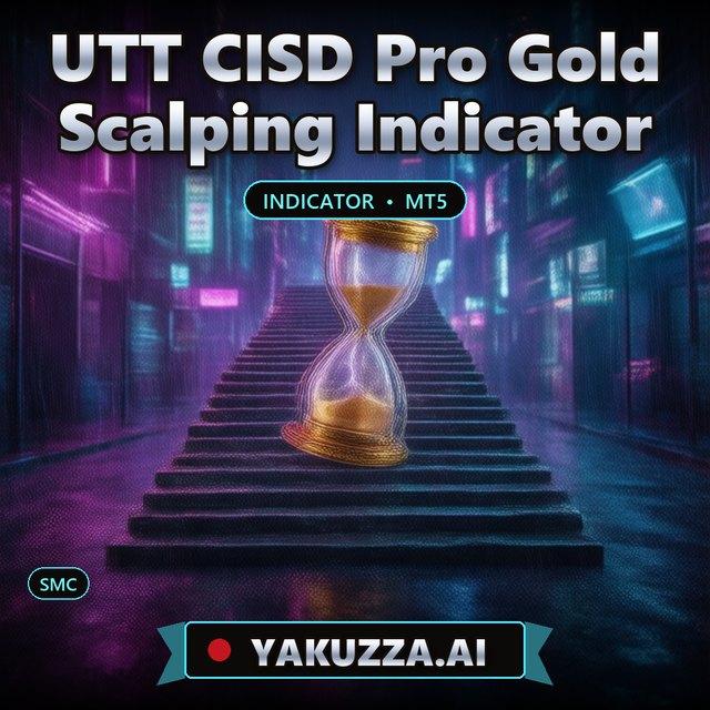 UTT CISD Pro Gold Scalping Indicator — Gold Market Structure Indicator