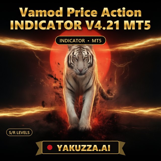 Vamod Price Action INDICATOR V4.21 MT5 — Price Action and Trend Line Indicator