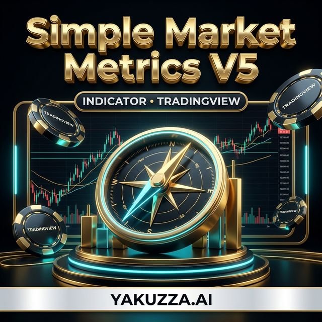 Simple Market Metrics V5 Code — مؤشر الدعم والمقاومة