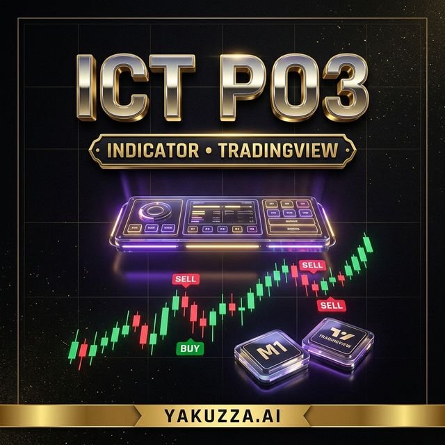 ICT PO3 — مؤشر افتتاح-قمة-قاع (ICT PO3) — TradingView