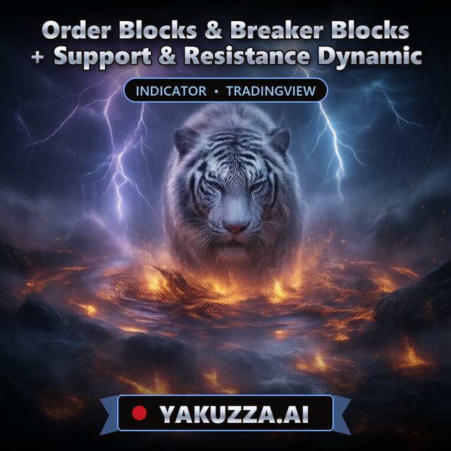 Order Blocks & Breaker Blocks + Support & Resistance Dynamic — Liquidity Indicator